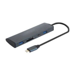 هاب 5 پورت Type C به 3.0 USB با قابلیت PD کی نت K-MFCMS405 در فروشگاه جانبی رایان