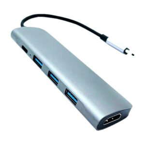 هاب 5 پورت Type C به 3.0 USB با پورت HDMI با قابلیت PD کی نت K-MFCMS105 در فروشگاه جانبی رایان