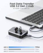 هاب ۴ پورت USB3.2 سرعت ۱۰Gb مدل ORICO M34A-G2